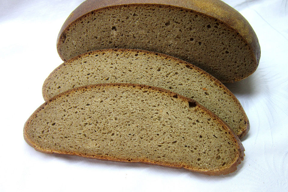 Roggenmischbrot aus Sauerteig