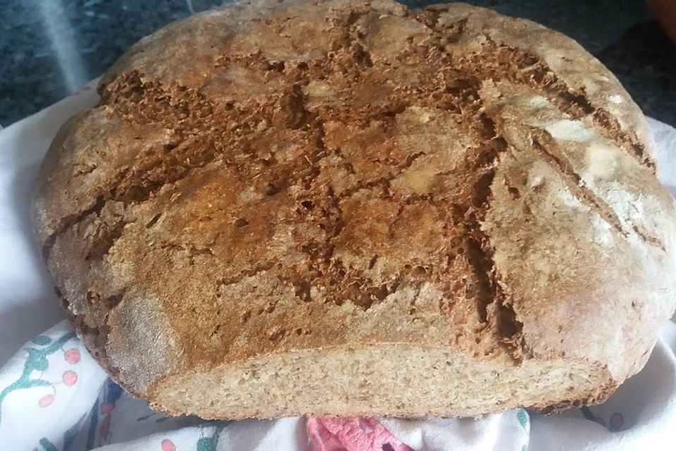 Roggenmischbrot aus Sauerteig