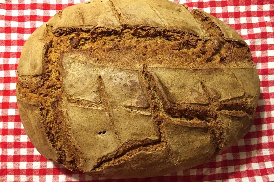 Roggenmischbrot aus Sauerteig