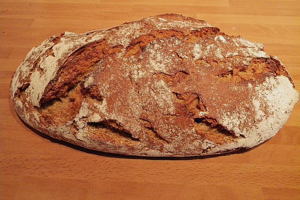 Roggenmischbrot aus Sauerteig