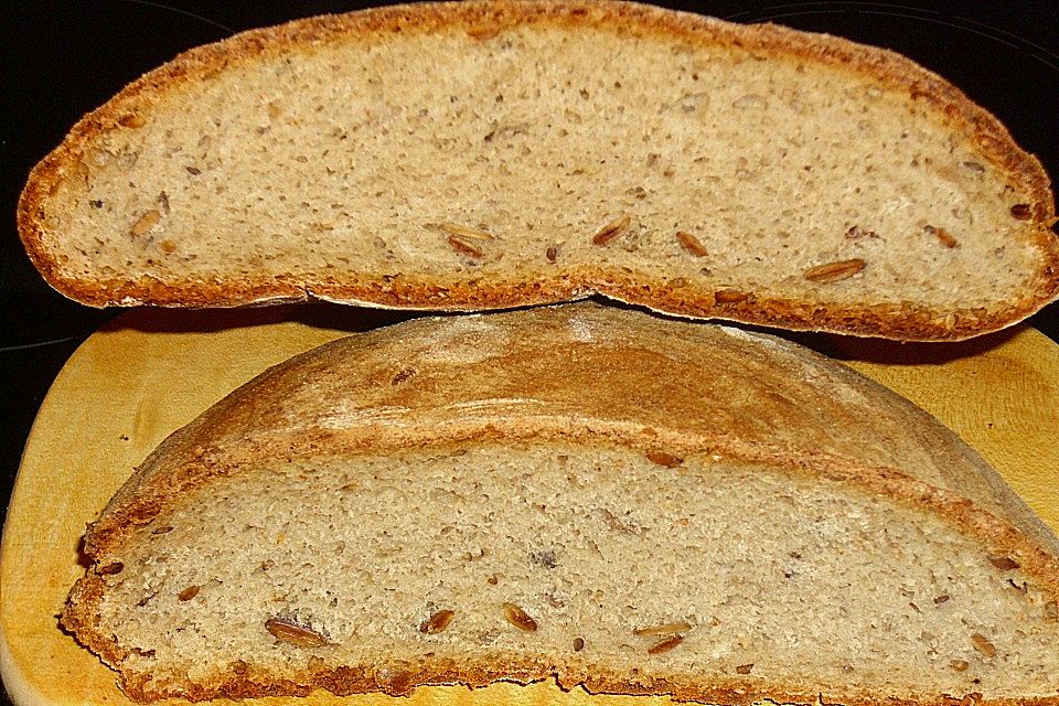 Roggenmischbrot aus Sauerteig