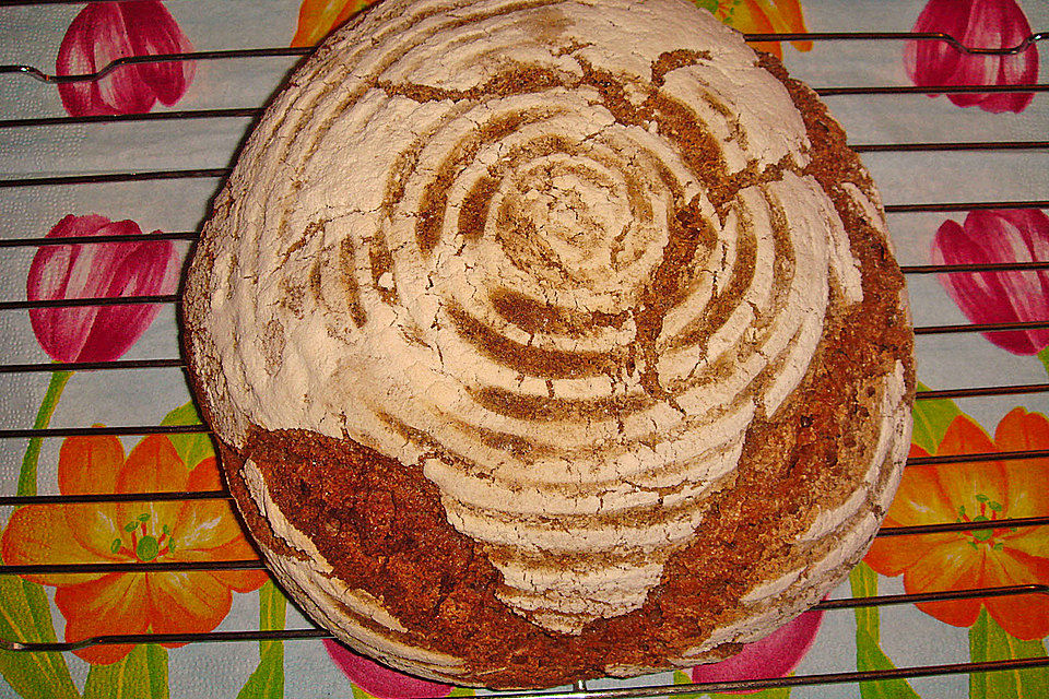 Roggenmischbrot aus Sauerteig