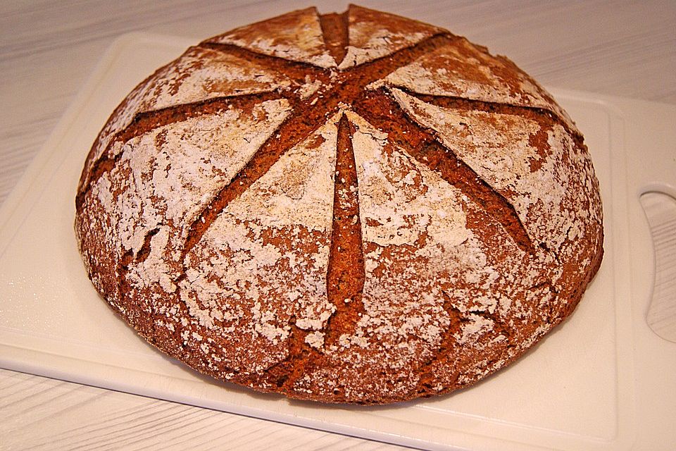 Roggenmischbrot aus Sauerteig