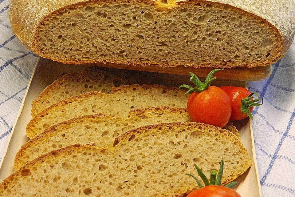 Roggenmischbrot aus Sauerteig