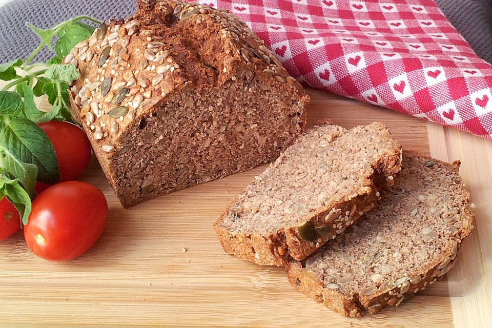 Schnelles Dinkel-Buchweizen-Brot