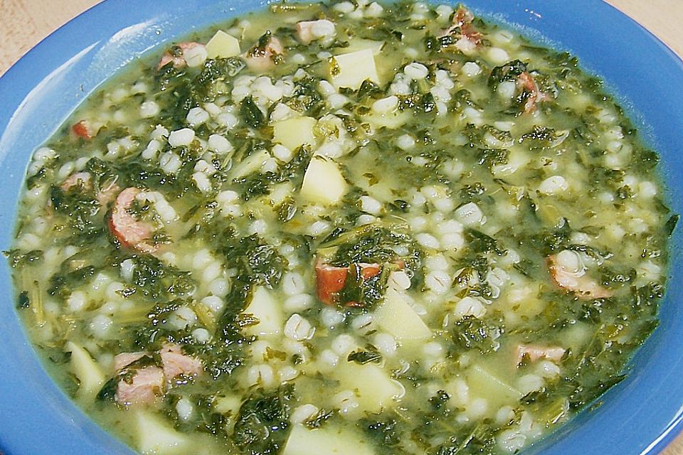 Grünkohl - Suppe