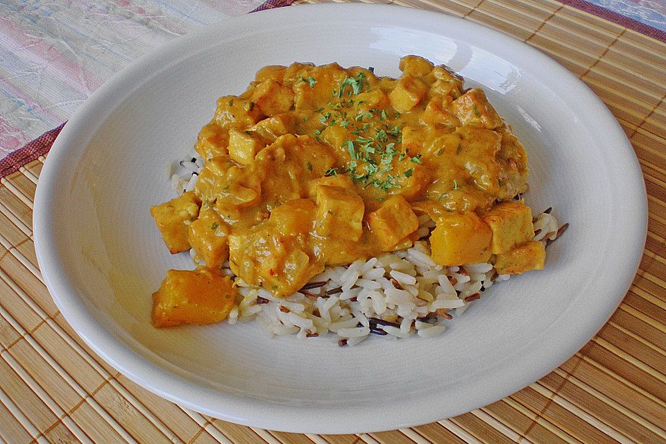 Tofu - Mango - Curry