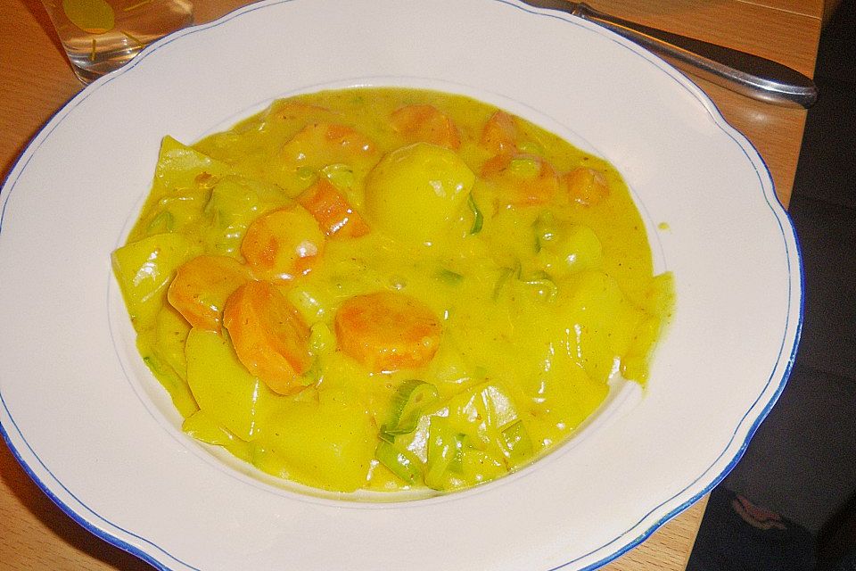 Möhren-Kartoffel-Curry