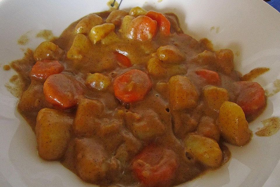 Möhren-Kartoffel-Curry