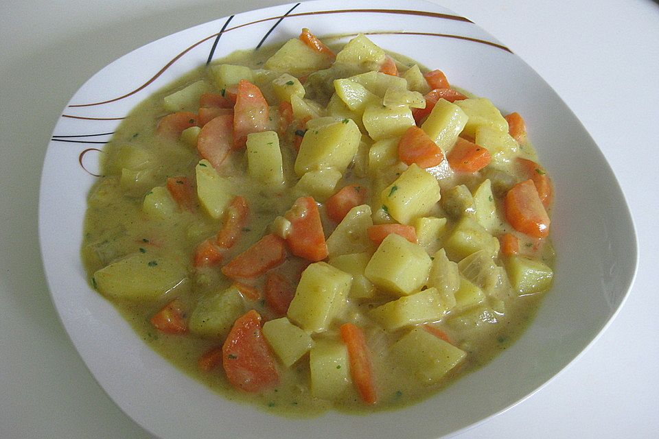 Möhren-Kartoffel-Curry