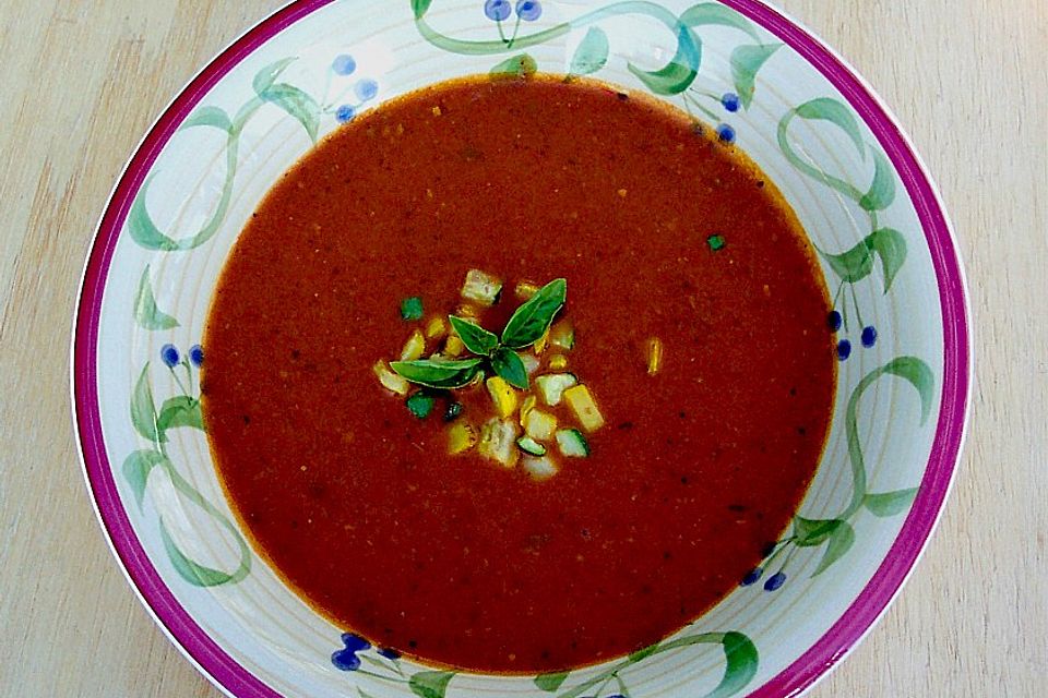 Würzige Tomatensuppe