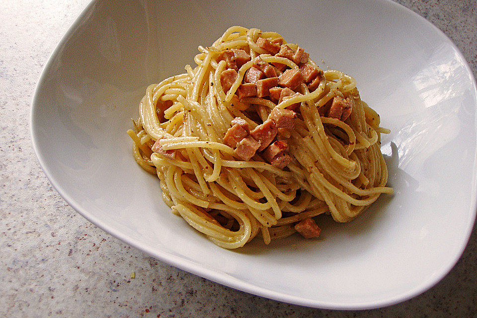 Spaghetti nach bayerischer Art