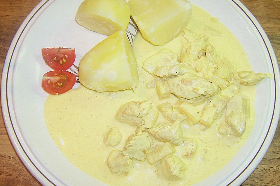 Puten - Curry - Geschnetzeltes