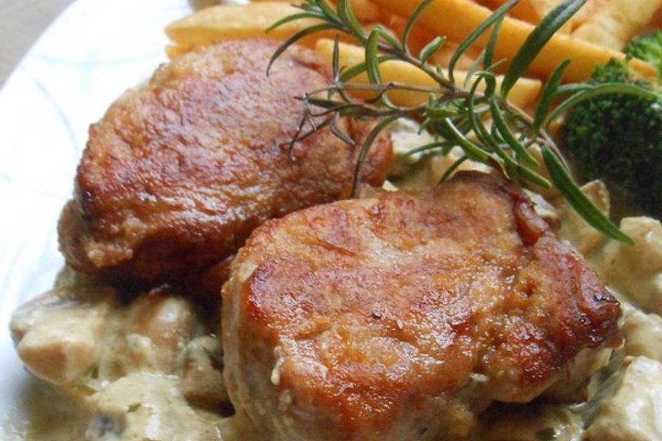 Dänischer Filetbraten mit Senfsauce