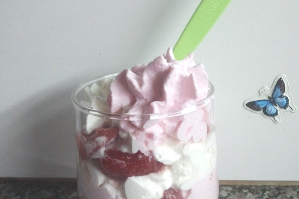 Obst - Sahne - Joghurt