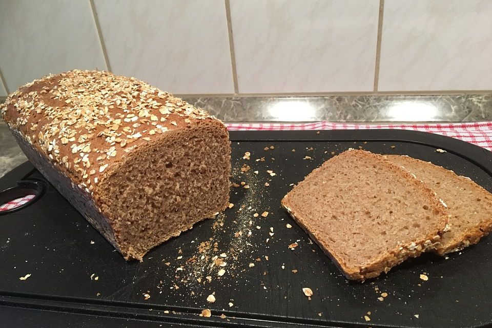 Dinkel-Roggen-Vollkornbrot