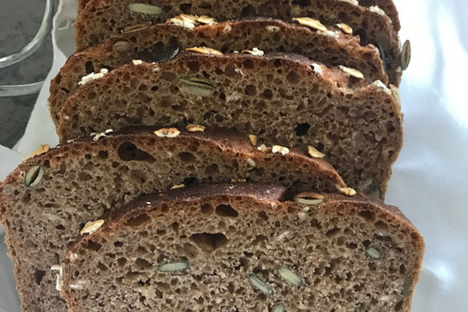 Dinkel-Roggen-Vollkornbrot