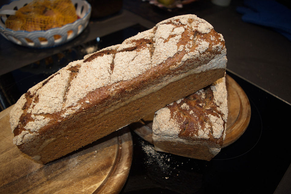 Dinkel-Roggen-Vollkornbrot