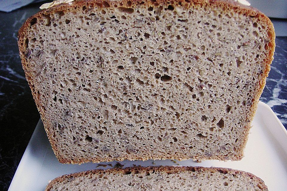 Dinkel-Roggen-Vollkornbrot