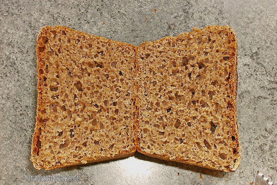 Dinkel-Roggen-Vollkornbrot