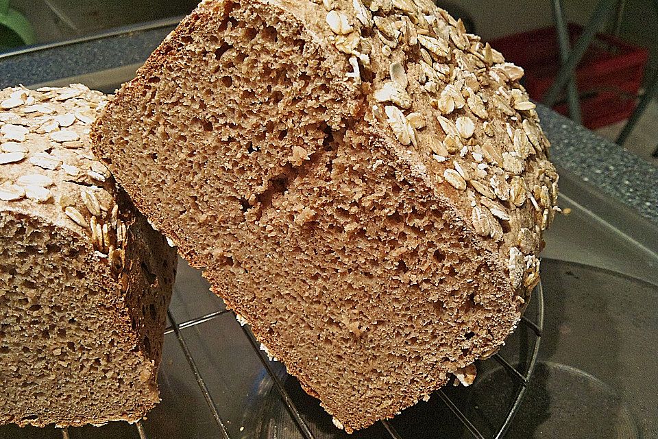 Dinkel-Roggen-Vollkornbrot