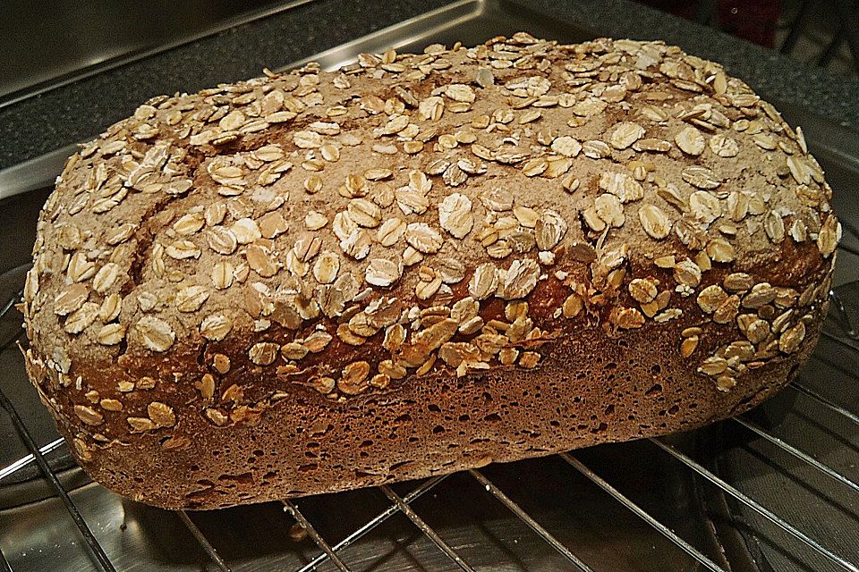 Dinkel-Roggen-Vollkornbrot