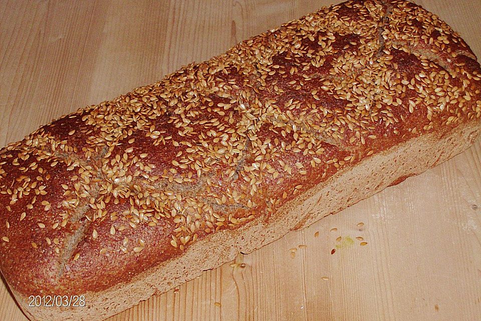 Dinkel-Roggen-Vollkornbrot