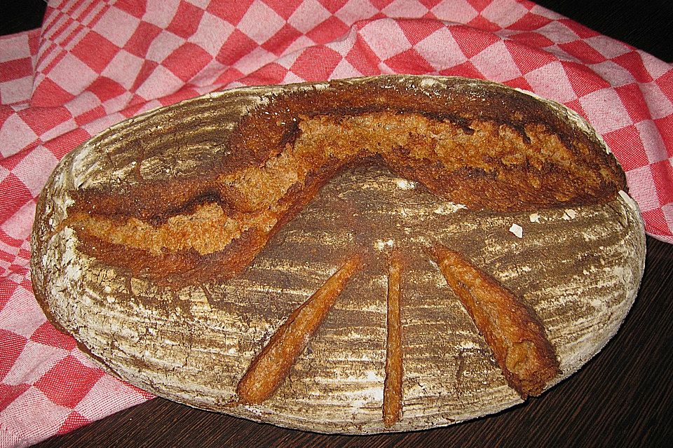 Dinkel-Roggen-Vollkornbrot