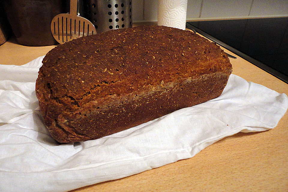 Dinkel-Roggen-Vollkornbrot