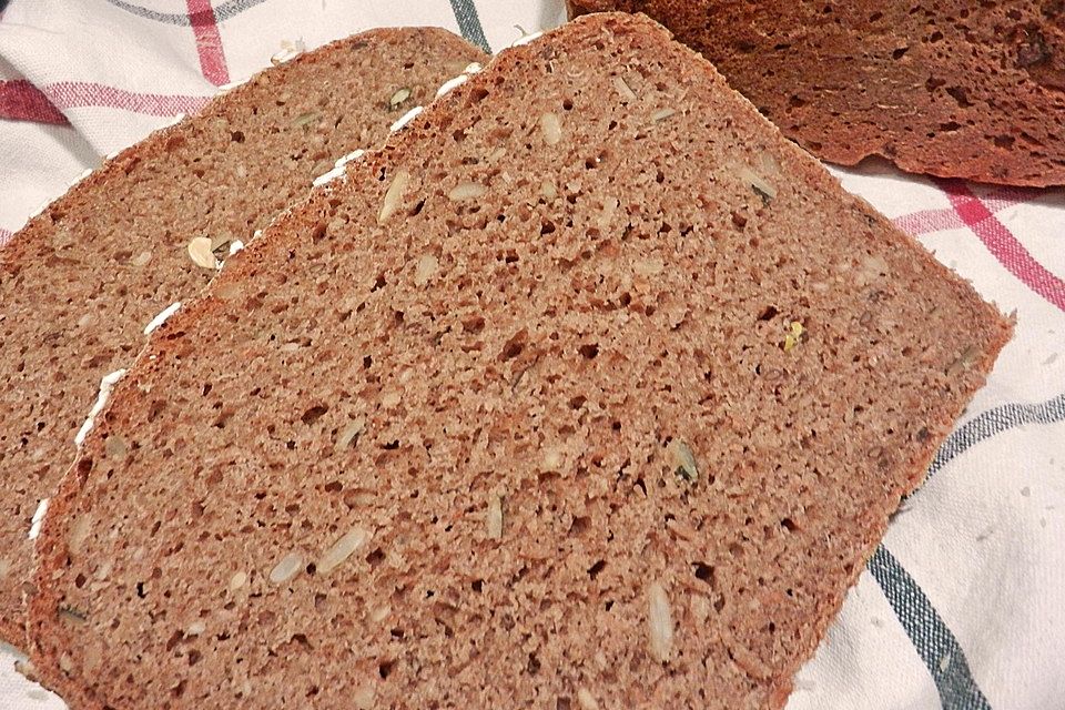 Dinkel-Roggen-Vollkornbrot