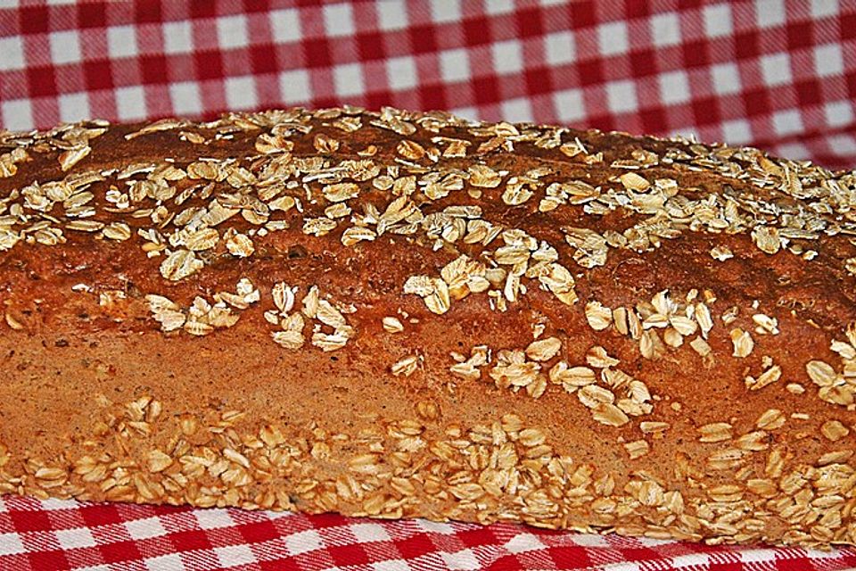 Dinkel-Roggen-Vollkornbrot