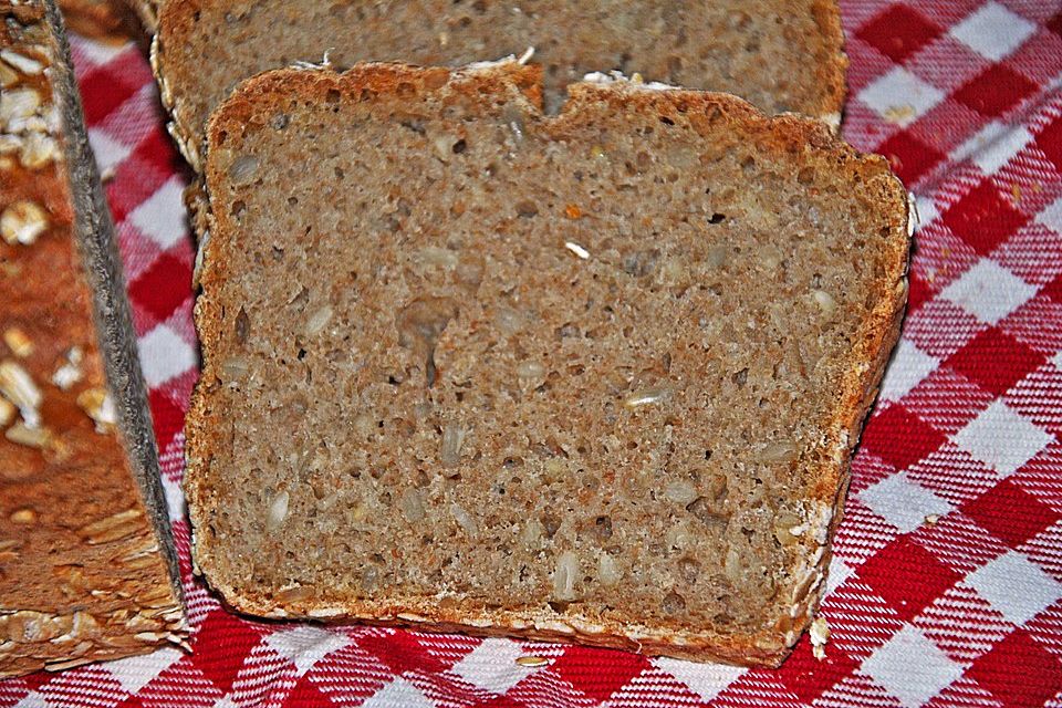 Dinkel-Roggen-Vollkornbrot