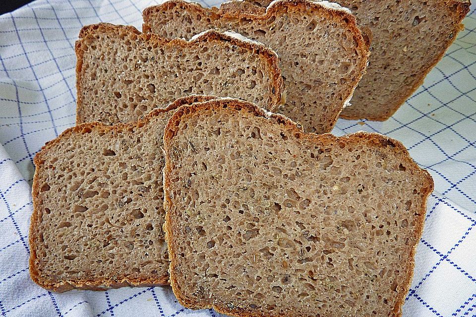 Dinkel-Roggen-Vollkornbrot