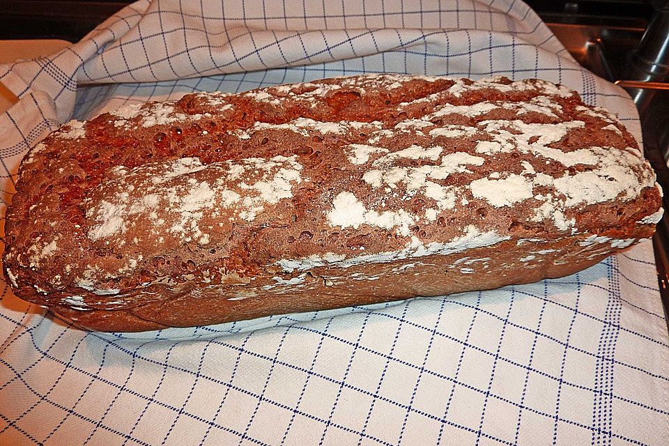 Dinkel-Roggen-Vollkornbrot