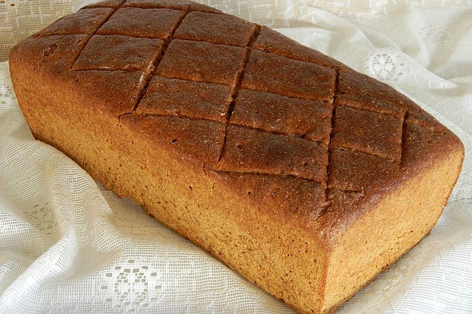 Dinkel-Roggen-Vollkornbrot