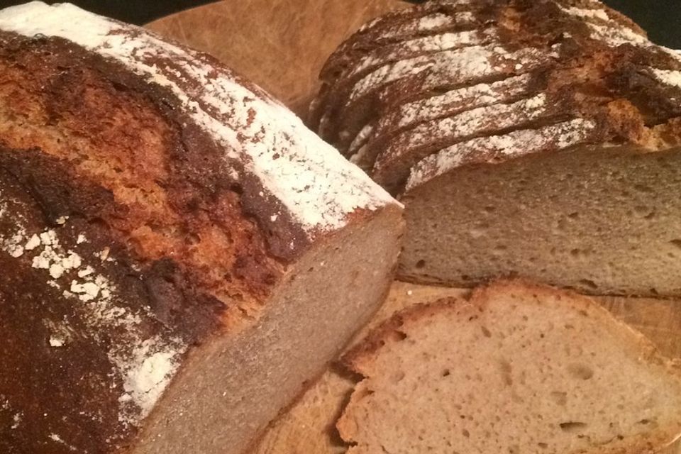 Dinkel-Roggen-Vollkornbrot