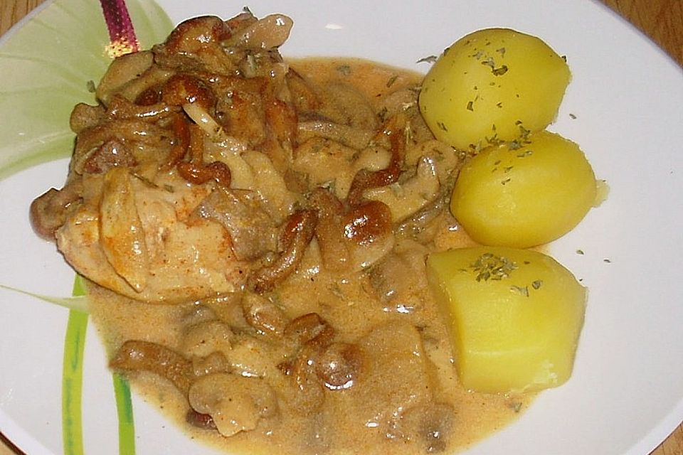 Hühnerbrust in Champignonrahm