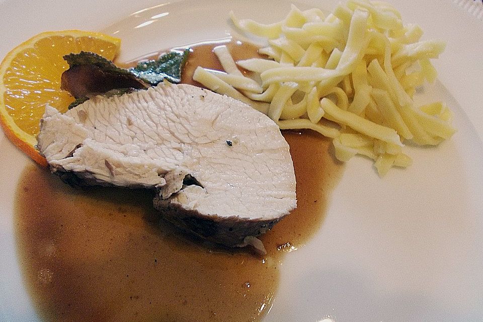 Braten von der Putenbrust