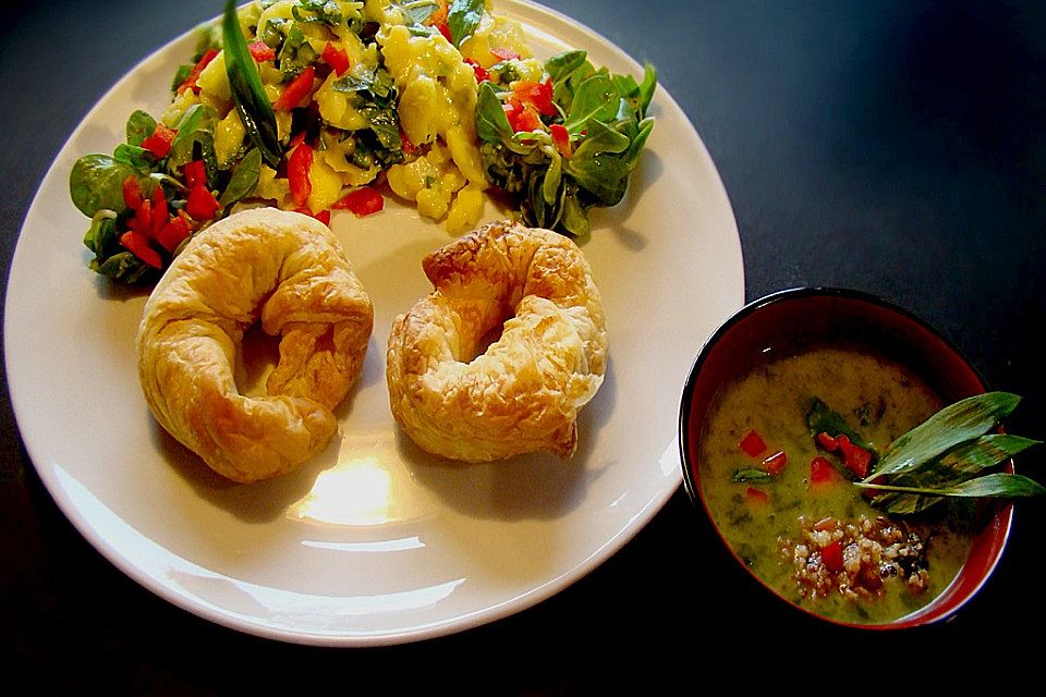 Warmer Kartoffelsalat mit Bärlauch