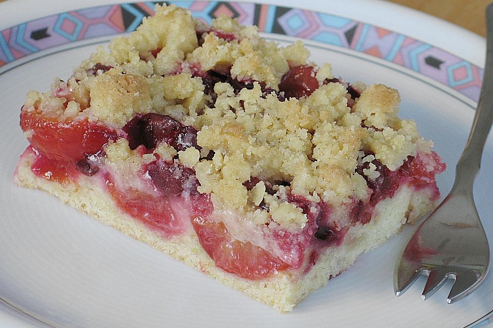 Hildes Zwetschgenkuchen mit Zimtstreuseln