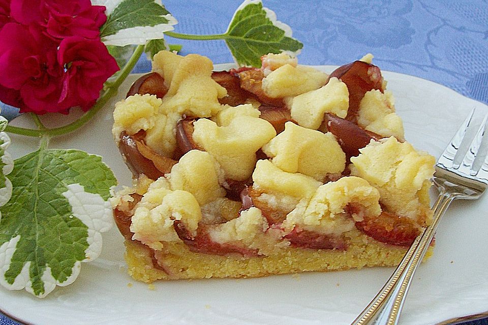 Hildes Zwetschgenkuchen mit Zimtstreuseln