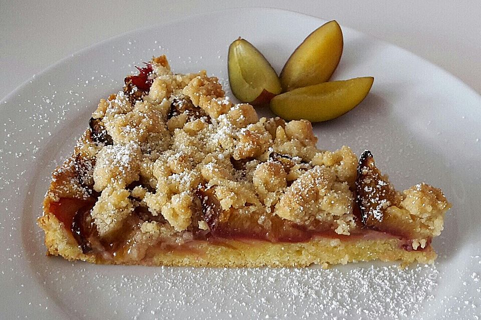 Hildes Zwetschgenkuchen mit Zimtstreuseln