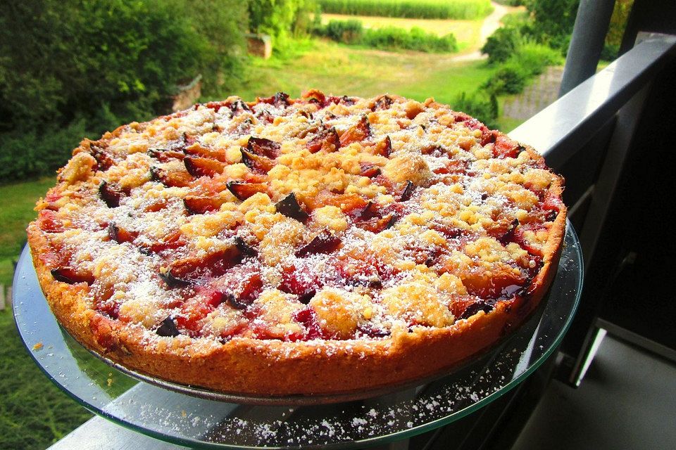 Hildes Zwetschgenkuchen mit Zimtstreuseln