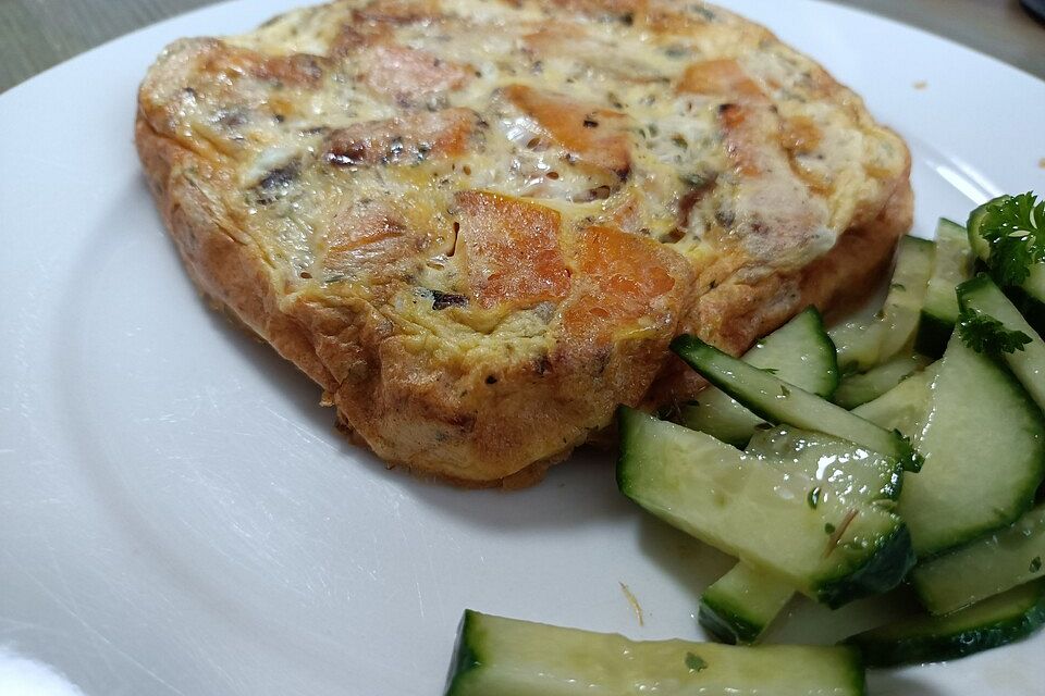 Frittata mit Süßkartoffeln