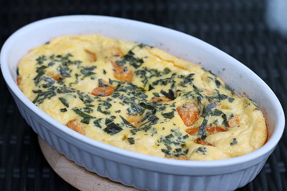 Frittata mit Süßkartoffeln