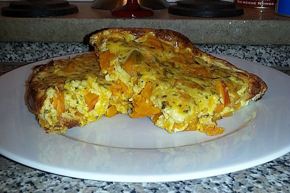 Frittata mit Süßkartoffeln