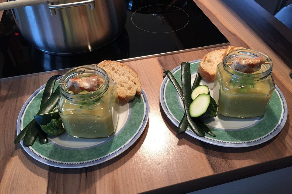 Zucchini-Cremesuppe