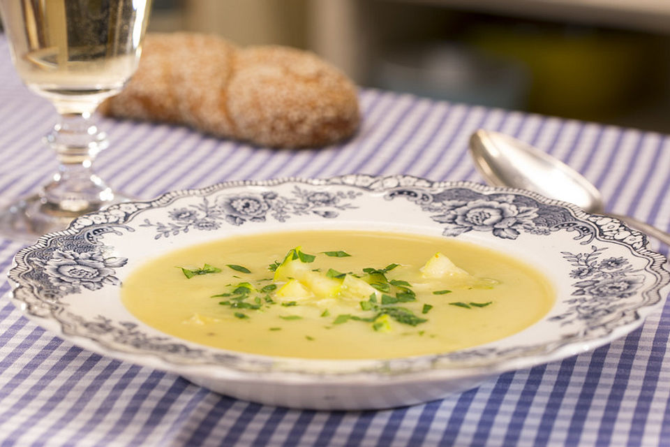 Zucchini-Cremesuppe