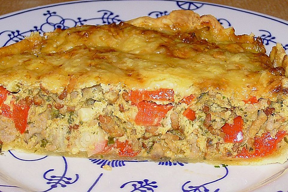 Hackfleisch - Quiche