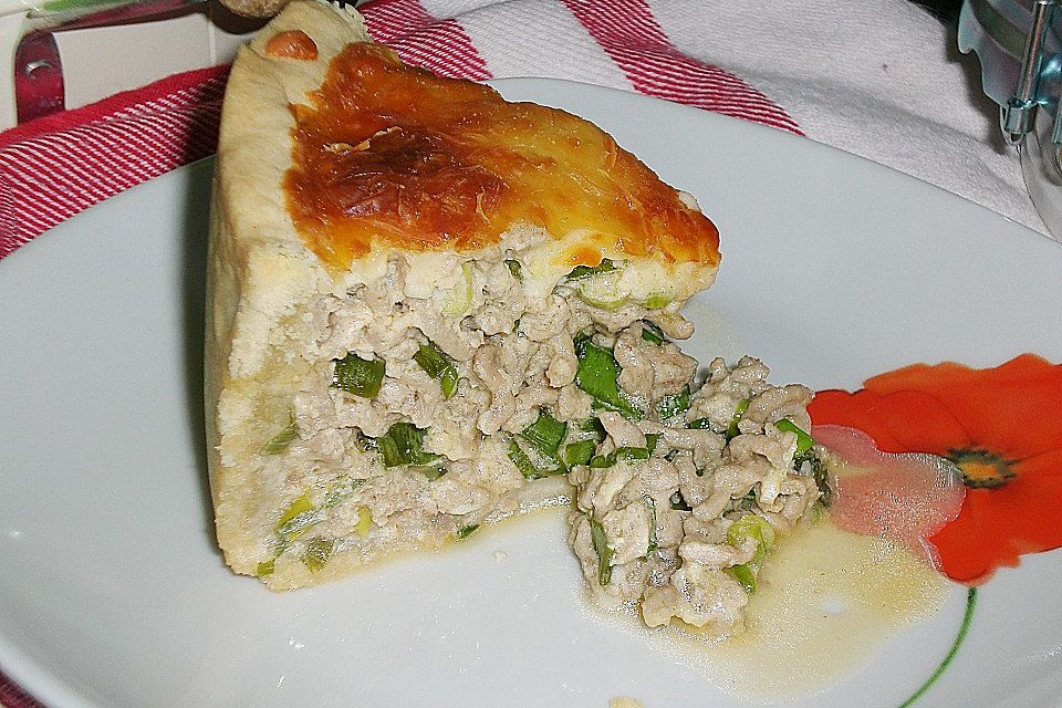 Hackfleisch - Quiche